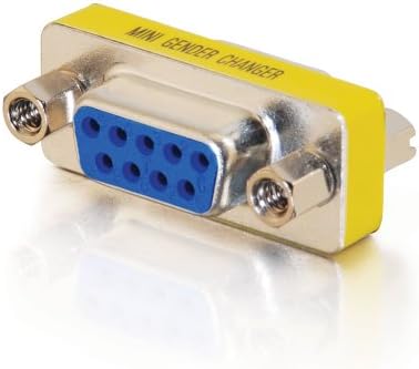 SABRENT USB 2.0 ל- DB-9 RS-232 כבל מתאם כבל 6ft [FTDI ChipSet] & C2G 02781 DB9 F/F סידורי RS232 מחליף/מגדר